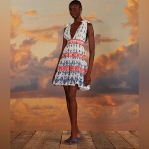 Farm Rio Graphic Fishes Mini Dress - NWT